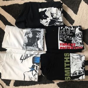 Punk/alternative/thrash T-shirt lot